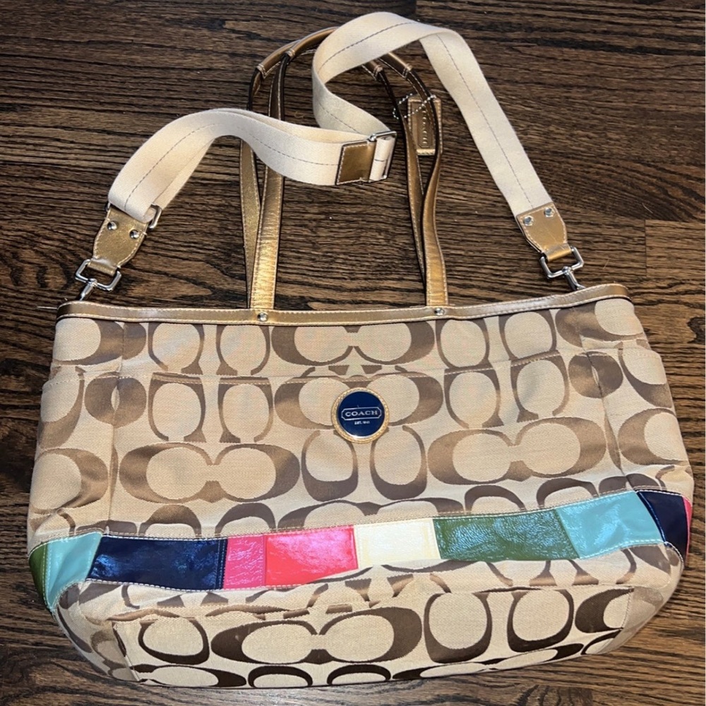 Coach Purse Tote Diaper Bag
